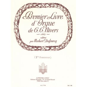 Guillaume Gabriel Nivers: Livre D'Orgue No. 1 Vol. 2 (Organ)