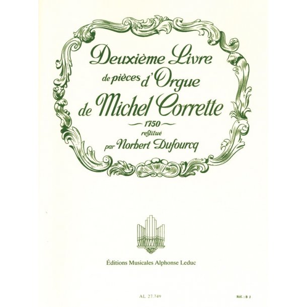 Michel Corrette: Livre d'Orgue Vol.2 (Organ)