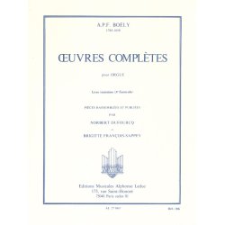Alexandre Pierre Fran&ccedil;ois Bo&euml;ly: Complete Works Book 3, Vol.3 (Organ)