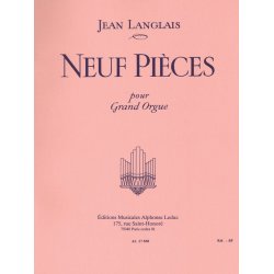 Jean Langlais: Nine Pieces for Organ