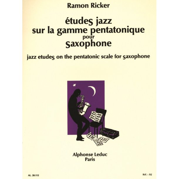 Ramon Ricker: Etudes Jazz sur la Gamme pentatonique (Saxophone solo)