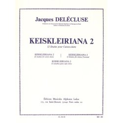 Jacques Del&eacute;cluse: Keiskleiriana Vol.2, 12 Studies (Percussion solo)
