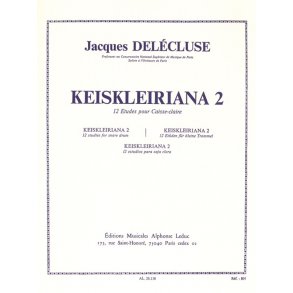 Jacques Delécluse: Keiskleiriana Vol.2, 12 Studies (Percussion solo)