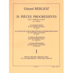 G&eacute;rard Berlioz: 30 Pi&egrave;ces progressives Vol.1 (Percussion(s) & Piano)