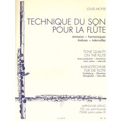 Louis Mo&yuml;se: Technique du Son pour la Fl&ucirc;te (Flute solo)