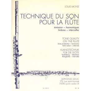 Louis Moÿse: Technique du Son pour la Flûte (Flute solo)