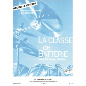 Emmanuel & Guy Boursault E.& Lefèvre G.: La Classe de Batterie dans les Conservatoires Vol.4 (Percussion solo)