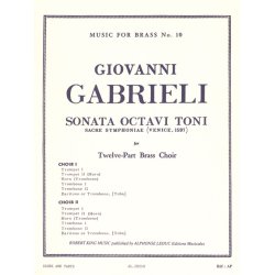Sonata Octavi Toni Brass Ensemble Sc/Pts Mfb 10
