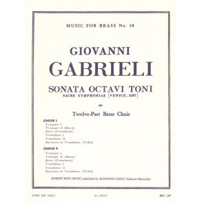 Sonata Octavi Toni Brass Ensemble Sc/Pts Mfb 10