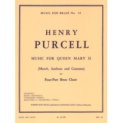 Henry Purcell: Music For Queen Mary II (Four-Part Brass Choir)