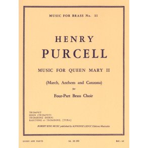 Henry Purcell: Music For Queen Mary II (Four-Part Brass Choir)