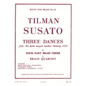 Tielman Susato: 3 Dances (Brass Quartet)