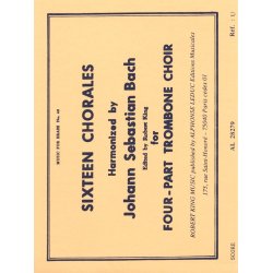 Johann Sebastian Bach: 16 Chorals (Trombones 4)