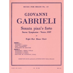 Giovanni Gabrieli: Sonata pian'e forte (8 Part Brass)