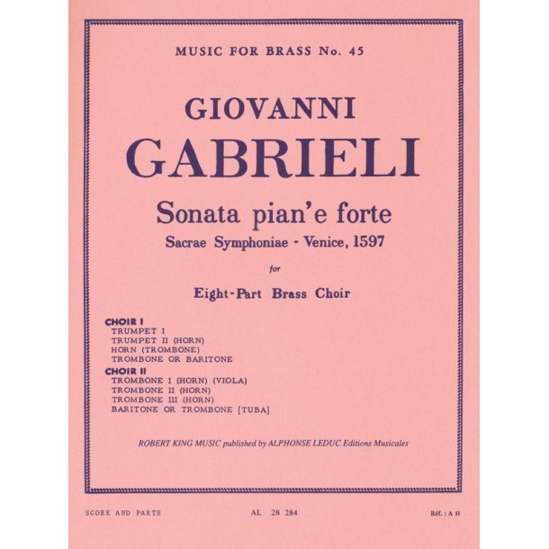 Giovanni Gabrieli: Sonata pian'e forte (8 Part Brass)