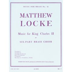 Matthew Locke: Music For King Charles II (Brass Sextet)