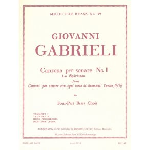 Giovanni Gabrieli: Canzona per Sonare No.1 (Quartet-Brass)