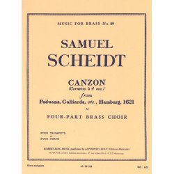Samuel Scheidt: Canzon (Paduana, Galliarda etc 1621) (Horns 4)
