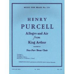 Henry Purcell: Allegro & Air from 'King Arthur' (Quintet-Brass)
