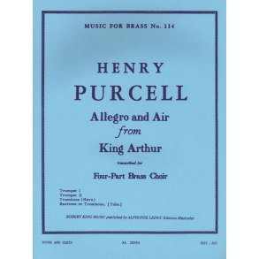 Henry Purcell: Allegro & Air from 'King Arthur' (Quintet-Brass)