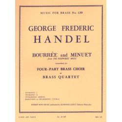 Georg Friedrich Handel: Bourr&eacute;e et Menuet 'Fireworks Music' (Quartet-Brass)