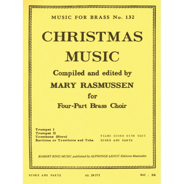 Mary Rasmussen: Christmas Music (Quartet-Brass)