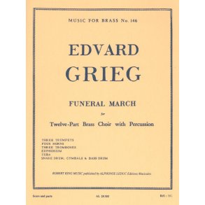 Edvard Hagerup Grieg: Funeral March (Ensemble-Brass 8 or more)
