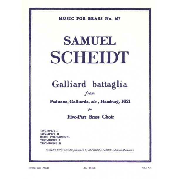 Samuel Scheidt: Galliard Battaglia (Quintet-Brass)