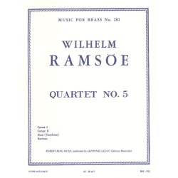 Wilhelm Rams&ouml;e: Quartet No.5 (Quartet-Brass)