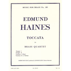 Edmund Haines: Toccata (Quartet-Brass)