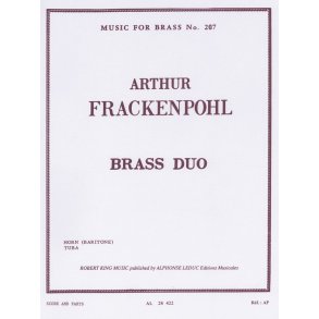 Arthur R. Frackenpohl: Brass Duo (Horn & Tuba)