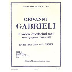 Giovanni Gabrieli: Canzon duodecimi Toni (Sextet-Mixed)