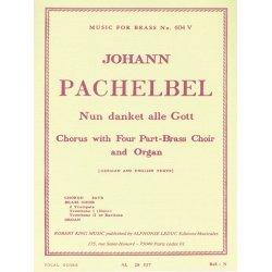 Johann Pachelbel: Nun danket alle Gott (Choral-Mixed accompanied)