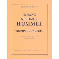 Ghitalla: Trumpet concerto in e-flat (mi b) (16'30'') pour trompette (si b ou ut) et piano (pr&eacute;face fr/gb) mfb801