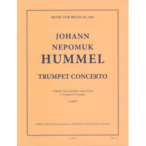 Ghitalla: Trumpet concerto in e-flat (mi b) (16'30'') pour trompette (si b ou ut) et piano (préface fr/gb) mfb801