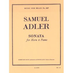 Samuel Adler: Sonata (Horn and Piano)