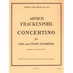 Arthur R. Frackenpohl: Concertino (Tuba And Piano)
