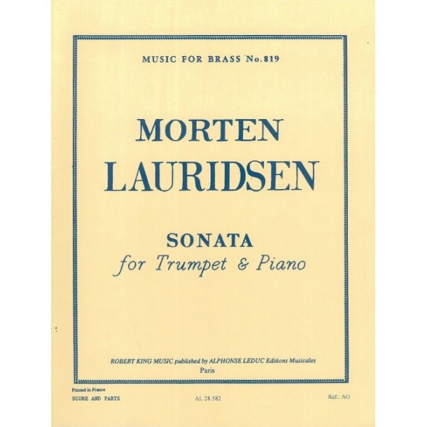Morten Lauridsen: Sonata (Trumpet & Piano)
