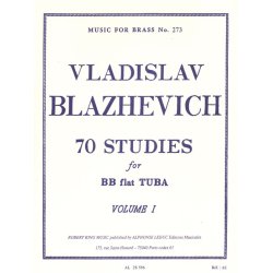 Vladislav Blazhevich: 70 Studies For BB Flat Tuba Volume One