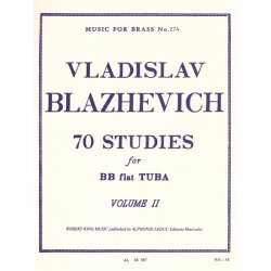 Vladislav Blazhevich: 70 Etudes Vol.2 (Tuba solo)
