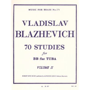 Vladislav Blazhevich: 70 Etudes Vol.2 (Tuba solo)