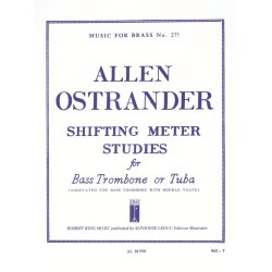 Allen Ostrander: Shifting Meter Studies (Trombone-Bass solo)