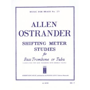Allen Ostrander: Shifting Meter Studies (Trombone-Bass solo)
