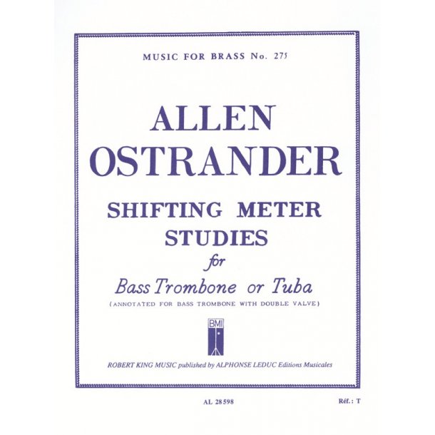 Allen Ostrander: Shifting Meter Studies (Trombone-Bass solo)