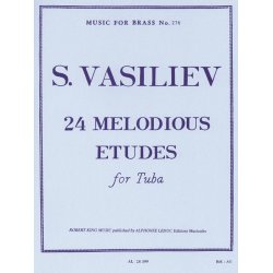 S. Vasiliev: Twenty Four Melodius Etudes For Tuba