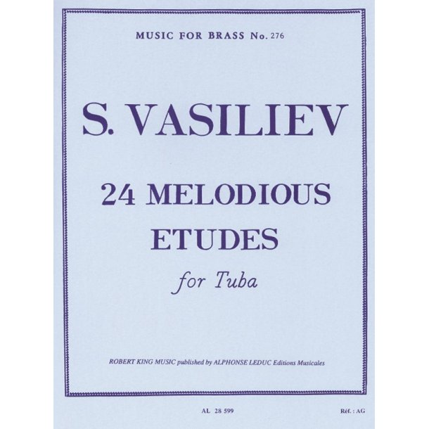 S. Vasiliev: Twenty Four Melodius Etudes For Tuba