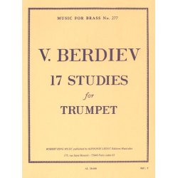V. Berdiev: 17 Studies (Trumpet solo)