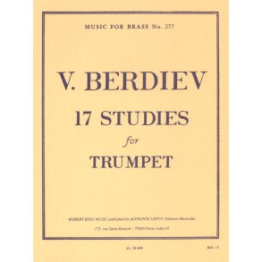 V. Berdiev: 17 Studies (Trumpet solo)