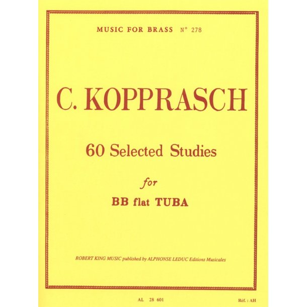 Georg Kopprasch: 60 Selected Studies (Tuba solo)