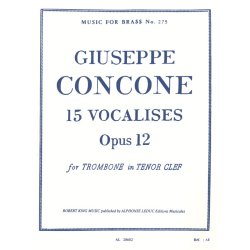 Vocalises 15 Op 12 Tenor Clef Trb Solo Mfb 279